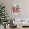 Stupell Industries Snowy Country Barn American Flag Canvas Wall Art